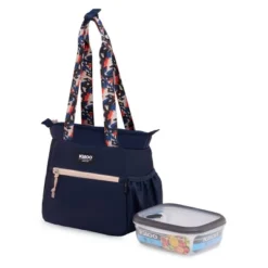 Igloo Repreve Carry All Lunch Bag With Pack In - Navy Butterfly