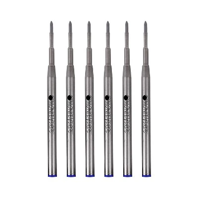 Monteverde Ballpoint Pen Refill Medium Point Blue Ink 6 Pack (M433BU) 3 Monteverde Ballpoint Pen Refill Medium Point Blue Ink 6 Pack (M433BU)