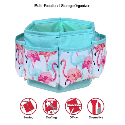 Singer Flamingo Print Desktop Storage Spinner 8 Singer Flamingo Print Desktop Storage Spinner - Image 6