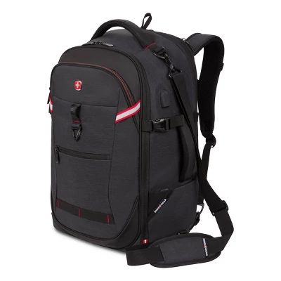 SWISSGEAR Core Travel 22" Backpack - Charcoal Gray 4 SWISSGEAR Core Travel 22" Backpack - Charcoal Gray - Image 2