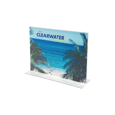 Staples Sign Holder 8.5" X 11" Transparent Plastic (16646) 732578 3 Staples Sign Holder 8.5" X 11" Transparent Plastic (16646) 732578