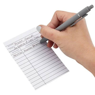 Best Paper Greetings 500 Pack Blank Library Cards For School Book Checkouts, CDs, DVDs, Vinyl Records, Classroom Supplies, White, 3 X 5 In 4 Best Paper Greetings 500 Pack Blank Library Cards For School Book Checkouts, CDs, DVDs, Vinyl Records, Classroom Supplies, White, 3 X 5 In - Image 2