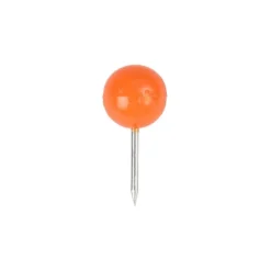 JAM PAPER Round Head Push Pins Orange 100/Pack (346RTOR) -Office Product Store GUEST 98da83f3 630e 4972 930a 2e854366292d