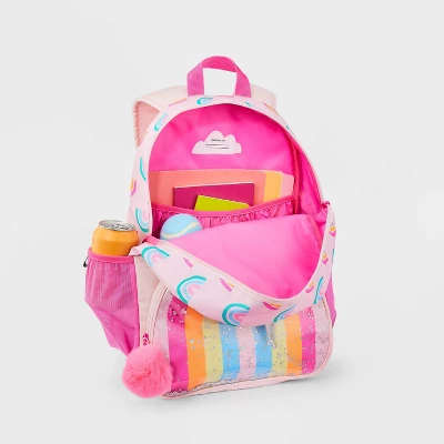 Kids' Figural 16.5" Backpack Rainbow Unicorn - Cat & Jack™ 3 Kids' Figural 16.5" Backpack Rainbow Unicorn - Cat & Jack™