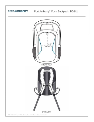Port Authority Form Polyester Backpack 6 Port Authority Form Polyester Backpack - Image 4