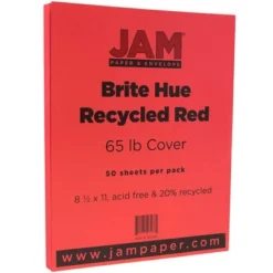 JAM Paper Brite Hue 65lb Cardstock Paper 8.5" X 11" 50pk -Office Product Store GUEST a9743996 3552 417f b78a 4cb4f6531560