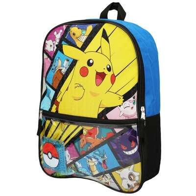 Pokemon Pikachu Anime Cartoon 4-Piece Backpack Accessories Set For Boys 4 Pokemon Pikachu Anime Cartoon 4-Piece Backpack Accessories Set For Boys - Image 2
