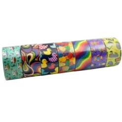 Duck Tape Printed Duct Tape, 1.88 In X 10 Yd, Rainbow
