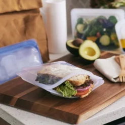 Stasher Reusable Food Storage Quart Bag - Clear -Office Product Store GUEST b42e7d45 0355 482b bee0 a525233817bf