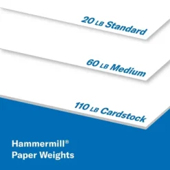 Hammermill Premium 110 Lb. Cardstock Paper 8.5" X 11" White 200 Sheets/Ream (168380R) 13 Hammermill Premium 110 Lb. Cardstock Paper 8.5" X 11" White 200 Sheets/Ream (168380R) -Office Product Store GUEST b58c96d2 2709 441b ab91 c62b84c8d3c0