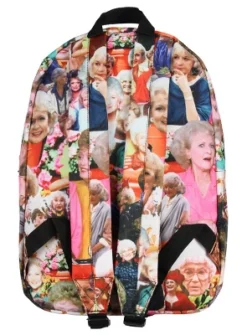 The Golden Girls Expressions Photo Collage Sublimated Laptop Backpack School Bag Multicoloured