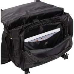 A.Saks Expandable Messenger Bag, Black -Office Product Store GUEST bf6a5cbb 6b41 4419 9556 26574faee83d