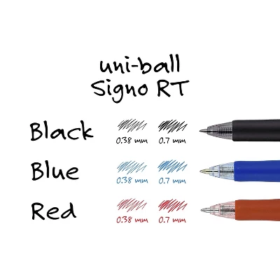 Uni-ball Signo Gel RT Retractable Gel Pens Medium Point Red Ink 512775 8 Uni-ball Signo Gel RT Retractable Gel Pens Medium Point Red Ink 512775 - Image 6