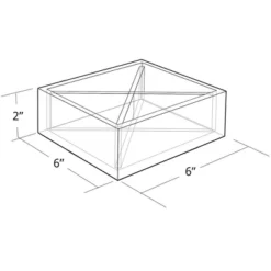 Azar Displays 6" Square Tray Four Compartment Desk Organizer -Office Product Store GUEST c635520a f580 4c88 a089 c52b0da7dc68