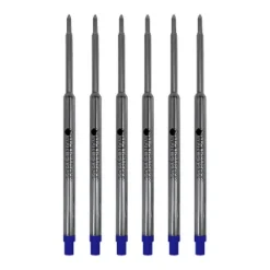 Monteverde Ballpoint Pen Refill Fine Point Blue Ink 6 Pack (W423BU)