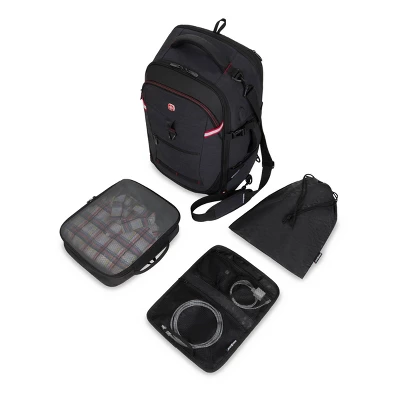 SWISSGEAR Core Travel 22" Backpack - Charcoal Gray 7 SWISSGEAR Core Travel 22" Backpack - Charcoal Gray - Image 5