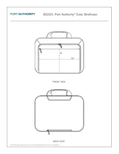 Port Authority Classic Exec Briefcase With Faux Leather Trim -Office Product Store GUEST cd36c4b5 3efb 44ff 9bb3 32bd3a4f7534