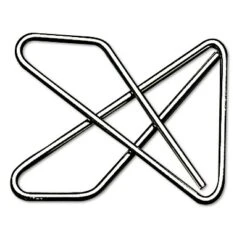 ACCO Ideal Clamps Metal Wire Small 1 1/2" Silver 50/Box 72620