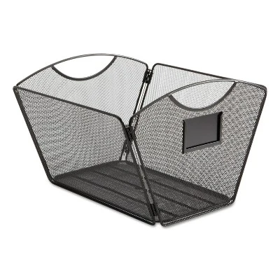 Safco Onyx Mesh Desktop Tub File Storage Box Letter Black 2162BL 3 Safco Onyx Mesh Desktop Tub File Storage Box Letter Black 2162BL