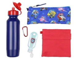 Paw Patrol 16" Backpack Lunch Tote Pencil Bag Water Bottle Snack Pack 7 Pc Set Blue -Office Product Store GUEST d4ee8060 0b44 4da0 9355 8c10c936a8a9