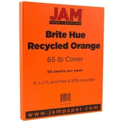 JAM Paper Brite Hue 65lb Cardstock Paper 8.5" X 11" 50pk -Office Product Store GUEST dd730c80 8d87 4a46 a3dd 73501d2cdaca