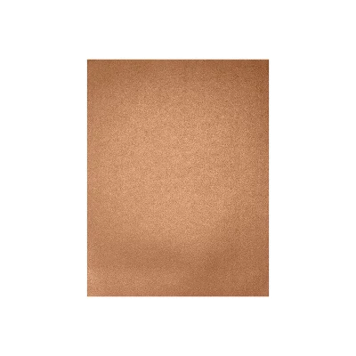LUX Colored Paper 32 Lbs. 8.5"" X 11"" Copper Metallic 50 Sheets/Pack (81211-P-27-50) 3 LUX Colored Paper 32 Lbs. 8.5"" X 11"" Copper Metallic 50 Sheets/Pack (81211-P-27-50)