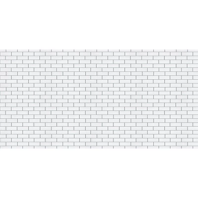 Fadeless Bulletin Board Art Paper, White Subway Tile, 48" X 50', 1 Roll 3 Fadeless Bulletin Board Art Paper, White Subway Tile, 48" X 50', 1 Roll