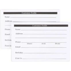 Okuna Outpost 100 Pack Customer Profile Cards For Office And Business (4 X 6 In) 9 Okuna Outpost 100 Pack Customer Profile Cards For Office And Business (4 X 6 In) -Office Product Store GUEST e3c5b38b 4733 43cc bf50 1ae4ab01bb13