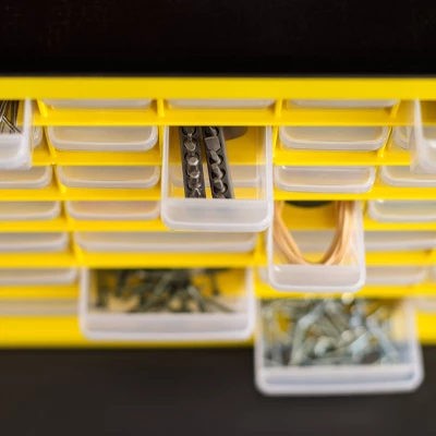 IRIS Drawer Parts Cabinet Black/Yellow 9 IRIS Drawer Parts Cabinet Black/Yellow - Image 7