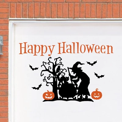 Collections Etc Happy Halloween Witch Garage Door Magnets 3 Collections Etc Happy Halloween Witch Garage Door Magnets
