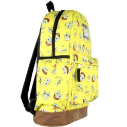Nickelodeon SpongeBob SquarePants Face Expressions All Over Print Backpack Yellow -Office Product Store GUEST ec46c6f7 ba6e 48ee ad93 e783775b3d6f