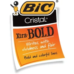 BIC Cristal Xtra Bold Stick Ballpoint Pen Bold 1.6mm Assorted Ink/Barrel 24/Pack MSBAPP241AST -Office Product Store GUEST f49b2d5f 3840 46e0 a36a 1a92898e4cac