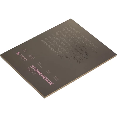 Stonehenge Paper Pad 11"X14" 15 Sheets/Pkg-Kraft 90lb 3 Stonehenge Paper Pad 11"X14" 15 Sheets/Pkg-Kraft 90lb