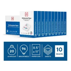 TRU RED 8.5" X 11" Color Printer Paper 20 Lbs. 96 Brightness 500/Ream 10 RMS/CT 513096/TR56962