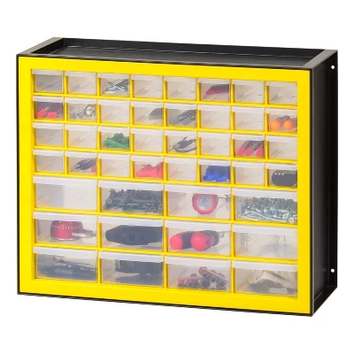 IRIS Drawer Parts Cabinet Black/Yellow 4 IRIS Drawer Parts Cabinet Black/Yellow - Image 2
