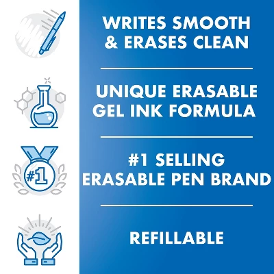 Pilot FriXion Clicker Erasable Gel Ink Retractable Pen Assorted Ink .5mm 7/Pack 32509 4 Pilot FriXion Clicker Erasable Gel Ink Retractable Pen Assorted Ink .5mm 7/Pack 32509 - Image 2