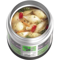 Thermos Minecraft 10oz FUNtainer Food Jar With Spoon - Black -Office Product Store GUEST fd057486 c76f 4491 9dc1 98eed3509d94