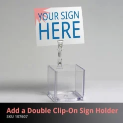 Azar Displays 4", 5", 6" Deluxe Clear Acrylic Square Cube Bin Set For Counter -Office Product Store GUEST fdb93a94 6bdb 4195 9b1b 16d6d7e41e42