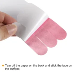 Unique Bargains Non Slip Bathtub Stickers Safety Shower Treads Adhesive Decal Square With Scraper For Stairs Shower Pink 1.25 Ft X 0.79" -Office Product Store GUEST fff4234d 9f9b 44ec a490 db6632144b39